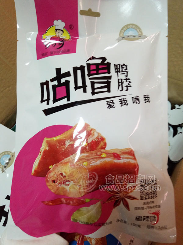 可可哥香辣鸭脖100g