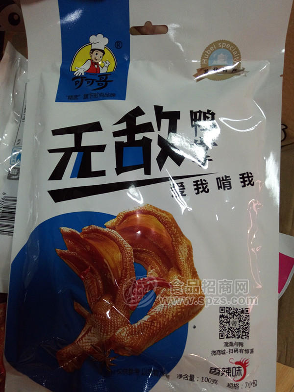 可可哥香辣味鴨掌100g