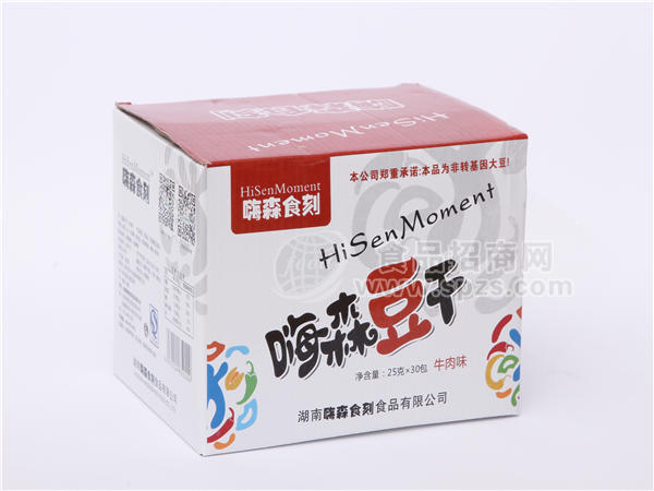 嗨森豆干牛肉味箱