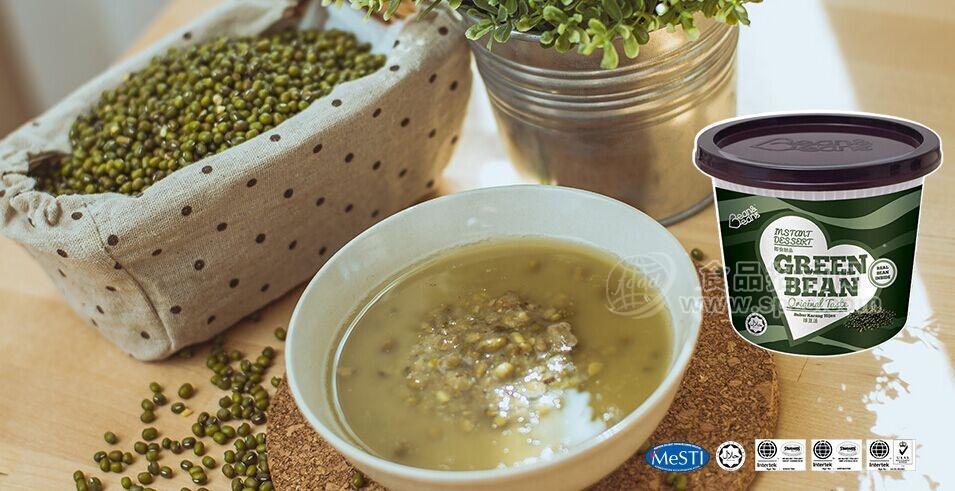 紅豆湯，綠豆湯，紅豆椰子味，綠豆椰子味