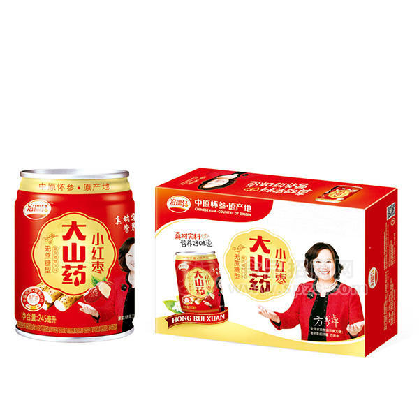 ·宏瑞轩 大山药小红枣 复合植物蛋白饮料 245ml 