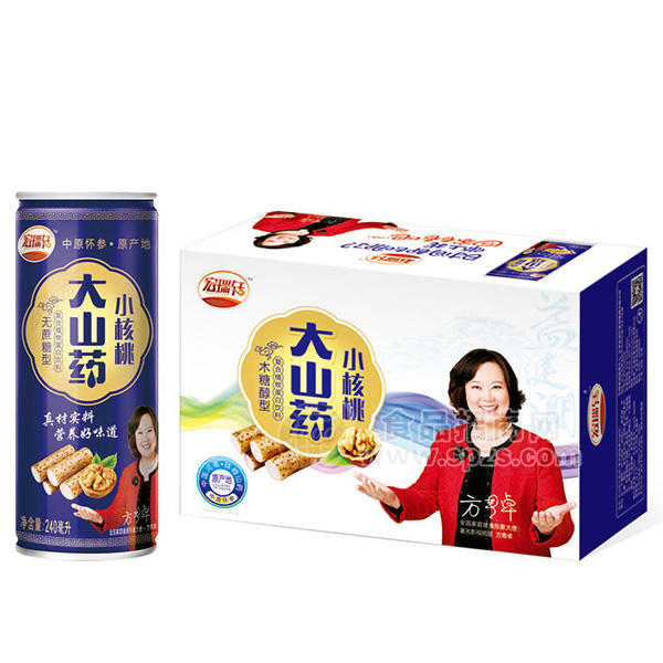 ·宏瑞轩 大山药小核桃 复合植物蛋白饮料 240ml 