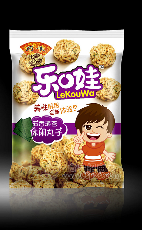 ·五香海苔休闲丸子 