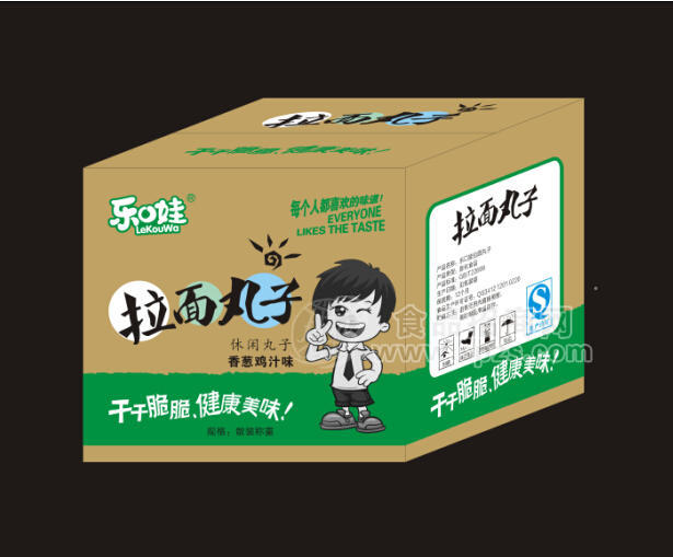 拉面丸子香葱鸡汁味箱装