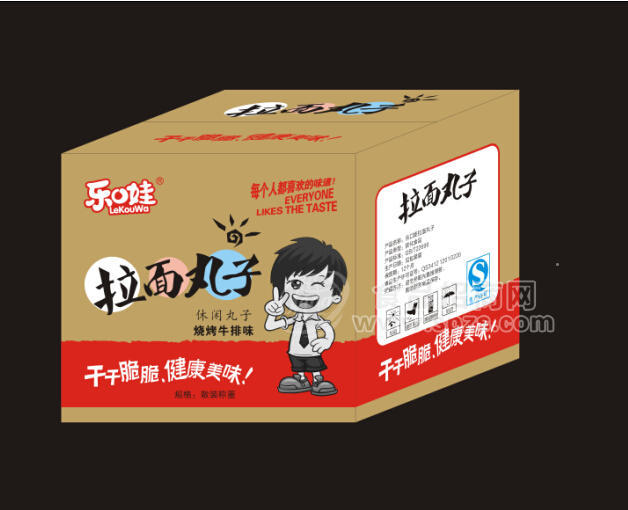 拉面丸子烧烤牛排味箱装