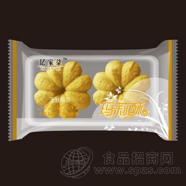 亿家柒  玛莉酥 饼干 玉桂南瓜味