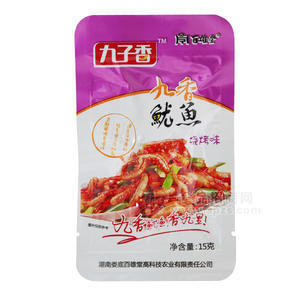 九子香 魷魚燒烤味15g 魚干魚絲
