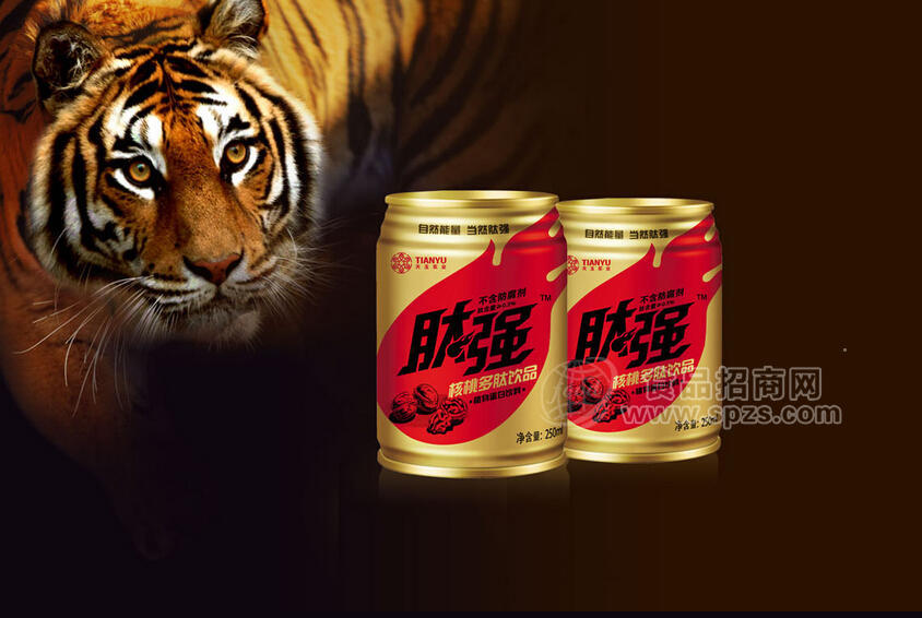 虎纹核桃多肽植物蛋白饮料