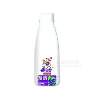 雨露 发酵蓝莓汁饮料果汁饮料