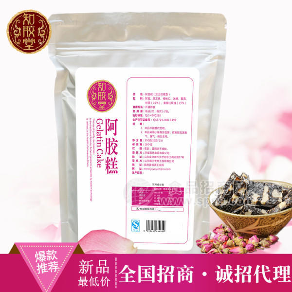 知膠堂 阿膠糕 女士玫瑰型 250g