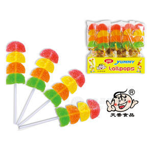 桔片棒棒糖（盒装）软糖13gx60支x12盒