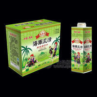 岛外岛 海南风情 原味椰子汁 植物蛋白饮料 1Lx8瓶