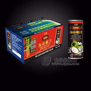 岛外岛 海南椰汁 植物蛋白饮料 245g
