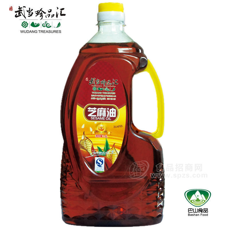 武當(dāng)珍品匯醇香芝麻油1.8L裝