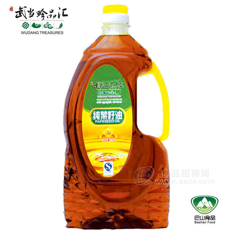 武當(dāng)珍品匯純菜籽油1.8L裝