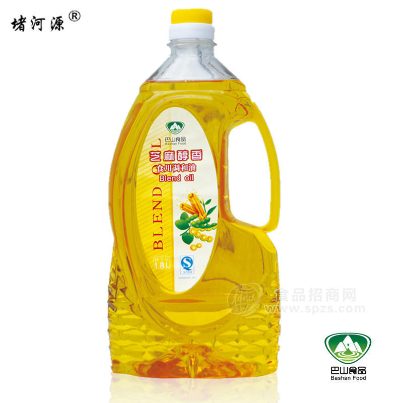 堵河源芝麻醇香食用调和油1.8装