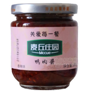 麦丘庄园鸭肉酱（香辣）