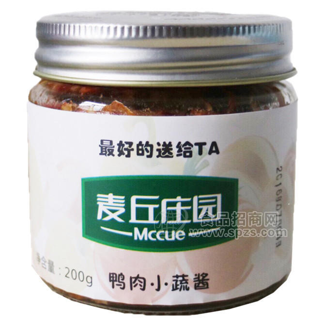 麦丘庄园鸭肉小蔬酱