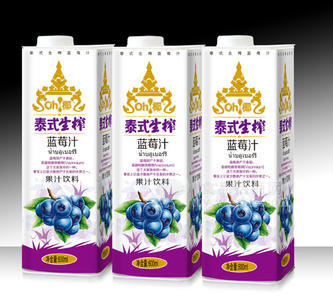 泰式生榨蓝莓汁