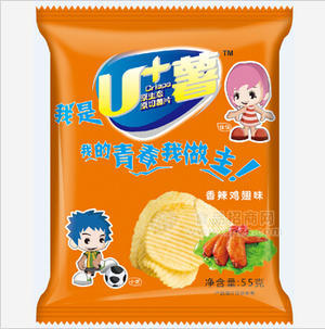 爱心相伴  香辣鸡翅味薯片