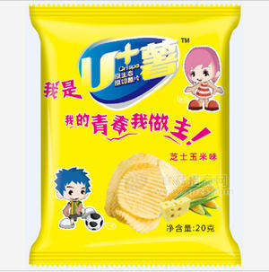 愛(ài)心相伴 芝士玉米味薯片