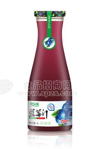 伊樂滋藍(lán)莓汁1L 果汁飲料