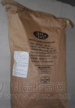 波兰原装进口大M甜乳清粉 冰淇淋雪糕食品级乳清粉 25KG/袋