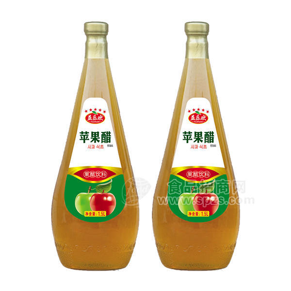 ·益乐欢 苹果醋饮料 1.5L 
