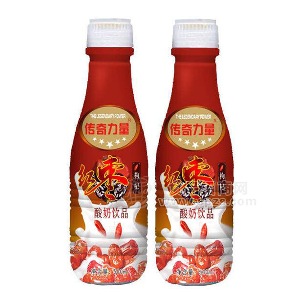 傳奇力量 紅棗枸杞酸奶飲料500ml