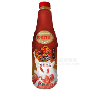 傳奇力量 紅棗枸杞酸奶飲品1.5L