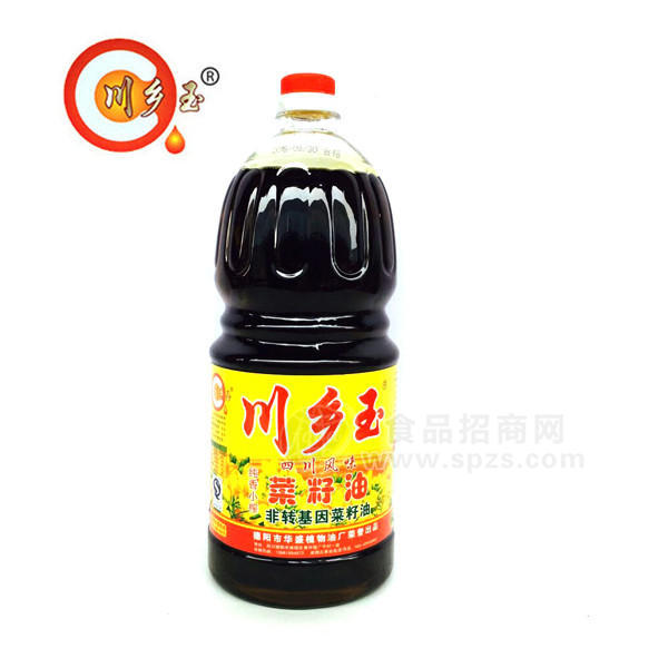 川鄉(xiāng)玉 非轉(zhuǎn)基因純香小榨 菜籽油1.8L 食用油