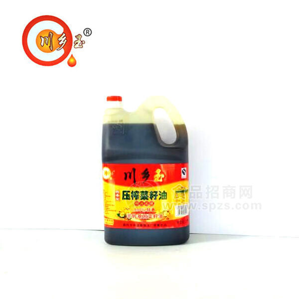 川鄉(xiāng)玉 非轉(zhuǎn)基因壓榨菜籽油 食用油5L