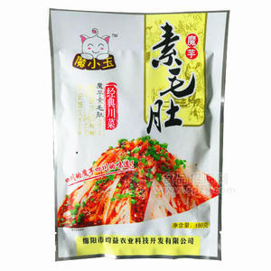 魔小玉素毛肚180g 休閑食品