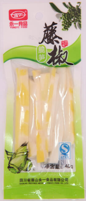 40g藤椒脆竹笋休闲食品榨菜、酱腌菜