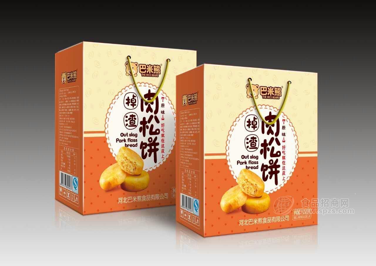 巴米熊肉松餅原味箱1kg