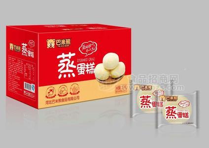 巴米熊蒸蛋糕箱装2kg