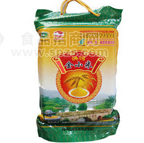 供应厂家有机小米， 东姚洪河金小米礼袋装3950g