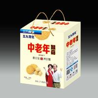 中老年猴菇饼干箱1.5kg  中老年食品