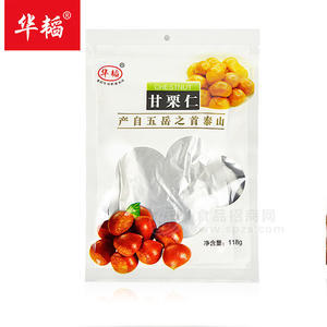 华韬干果甘栗仁118g
