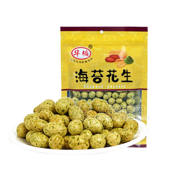 華韜炒貨海苔花生 休閑食品118g