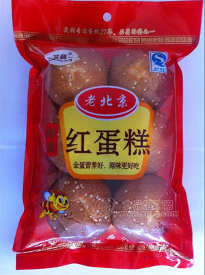 老北京红蛋糕12枚、200克袋