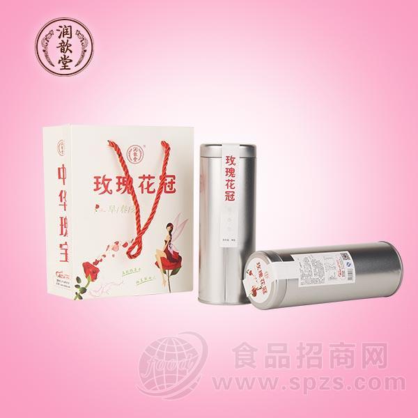 润歆堂 玫瑰花冠 早春茶 花茶