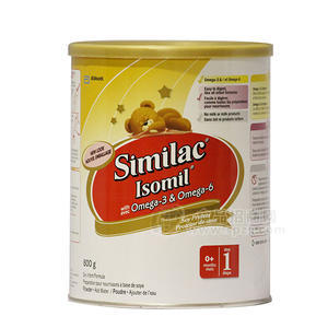 SIMILAC雅培豆奶粉无乳糖高铁高钙奶粉 800克