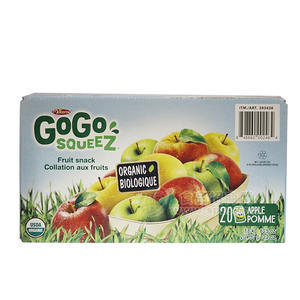 GOGO SQUEEZ 梦果鲜水果泥 苹果味1.8KG