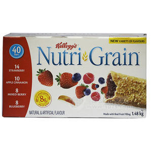 KELLOGGS家乐氏营养谷物能量棒大包装（40个）1.48千克