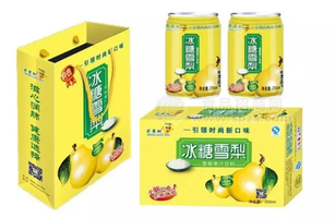 冰糖雪梨果汁饮料250ML马口铁罐礼盒