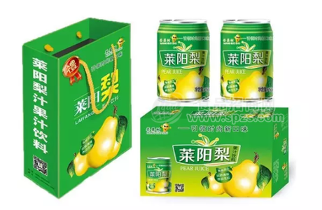 萊陽(yáng)梨果汁飲料250ML馬口鐵罐裝禮盒裝