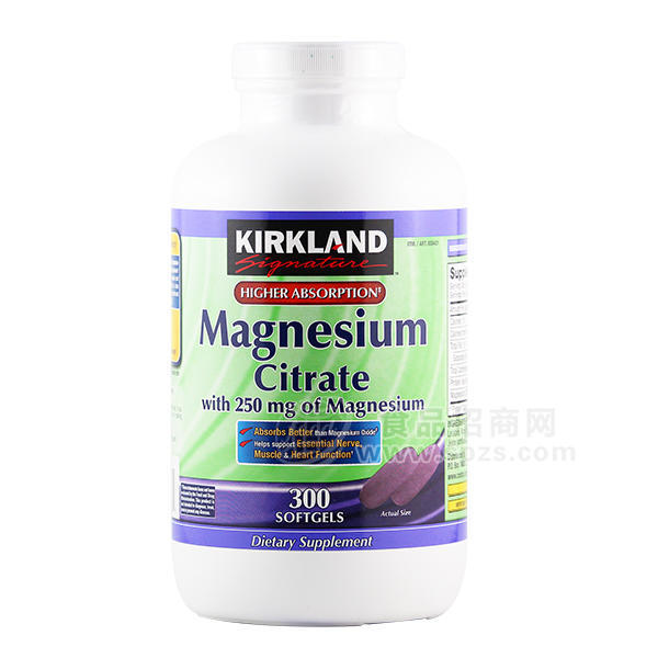 檸檬酸鎂 250毫克 300粒
