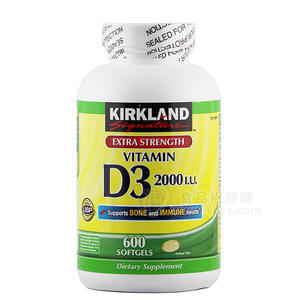 維生素D3軟膠囊 2000IU 600粒