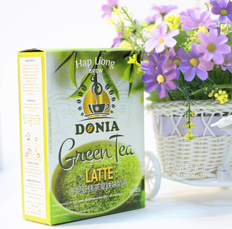 多呢亚抹茶拿铁味奶茶